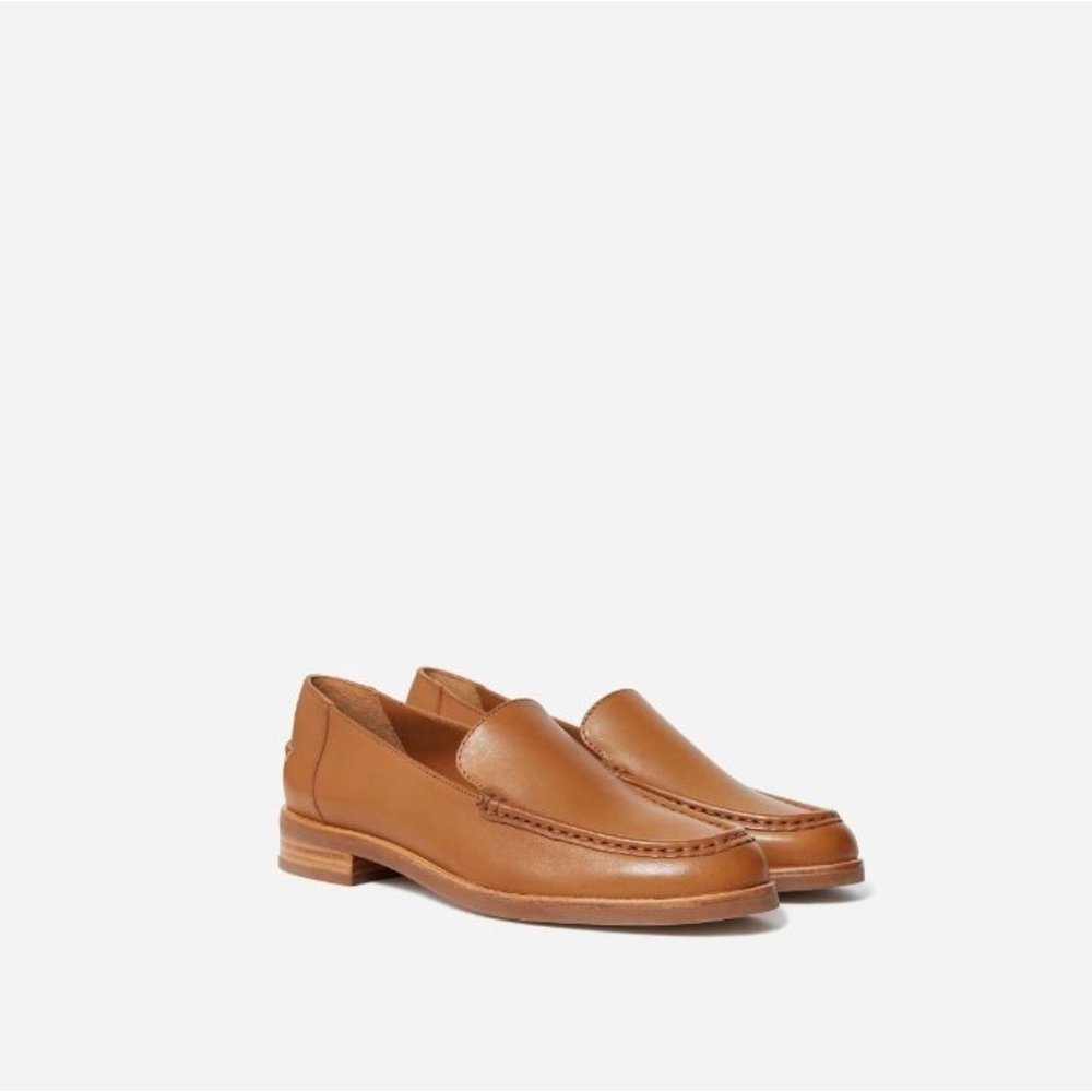 Everlane The Modern Loafers in Camel Brown New Womens oxfords Shoes - Picture 2 of 13